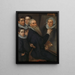 Autoportrait du peintre et de sa famille - Jacob Willemsz. Delff l'Ancien — framed artwork on a wall