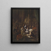 Jesus at Twelve Years Old in the Temple - Jacob Willemsz. de Wet — framed artwork on a wall