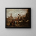 Saint Paul and Saint Barnabas at Lystra - Jacob Willemsz de Wet — framed artwork on a wall