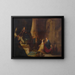 The Queen of Sheba before King Solomon - Jacob Willemsz de Wet — framed artwork on a wall