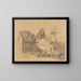 Rune of a house - Jacob de Vos — framed artwork on a wall