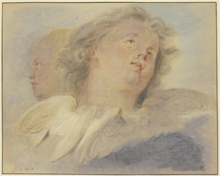 Two Angel Heads - Jacob de Wit — artwork view