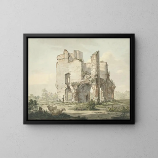 The rune of Rijnsburg Abbey - Jacob van Liender — framed artwork on a wall