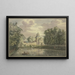 Porte d'Utrecht avec une partie de la promenade - Jacob van Liender — framed artwork on a wall