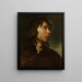 Bust of a Young Man - Jacob van Oost the Younger — framed artwork on a wall