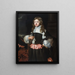 Portrait of Balthasar III Moretus - Jacob van Reesbroeck — framed artwork on a wall