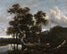 Grosse touffe d'arbres au bord de l'eau - Jacob van Ruisdael — artwork view