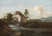 Landscape painting with a water mill - Jacob van Ruisdael — artwork view