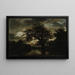 The Old Oak Tree - Jacob van Ruisdael — framed artwork on a wall
