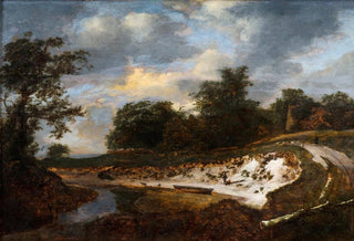 Sandstone Cliffs - Jacob van Ruisdael — artwork view