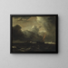 Storm clouds above the sea - Jacob van Ruisdael — framed artwork on a wall