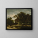 La Grande Forêt - Jacob van Ruisdael — framed artwork on a wall