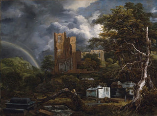 The Jewish Cemetery - Jacob van Ruisdael — artwork view