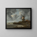 The Mill at Wijk bij Duurstede - Jacob van Ruisdael — framed artwork on a wall