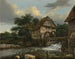 Two water mills and an open lock - Jacob van Ruisdael — artwork view