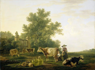 L'heure de la traite - Jacob van Strij — artwork view