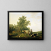 L'heure de la traite - Jacob van Strij — framed artwork on a wall