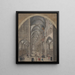 Interior of Strasbourg Cathedral - Jacob van der Heyden — framed artwork on a wall