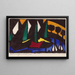 Boat and Trees - Jacoba van Heemskerck — framed artwork on a wall
