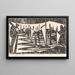 Composition, boats in a port - Jacoba van Heemskerck — framed artwork on a wall