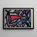 Composition n° 1 - Jacoba van Heemskerck — framed artwork on a wall