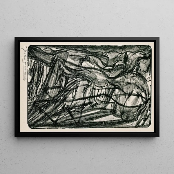 Composition I - Jacoba van Heemskerck — framed artwork on a wall