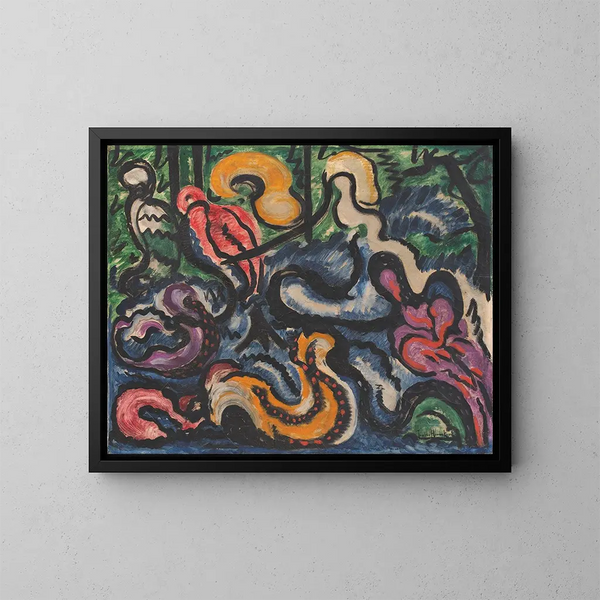 Number 61 - Jacoba van Heemskerck — framed artwork on a wall