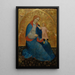 La Vierge à l'Enfant - Jacobello del Fiore — framed artwork on a wall