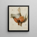 a small trompe with a willow ptarmigan hanging on a nail - Jacobus Biltius — framed artwork on a wall