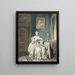 Young Embroiderer - Jacobus Buys — framed artwork on a wall