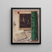 Trompe l'Œil Still Life - Jacobus Cornelis Meyer — framed artwork on a wall