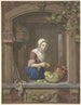 Kitchen girl painting - Jacobus Johannes Lauwers — artwork view