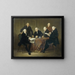 The Four Regents, the Secretary, and the Father of the House of the Lepers of Amsterdam 1773 - Jacobus Luberti Augustini — framed artwork on a wall