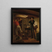 Jan van Speijk wonders if he should set the gunpowder on fire - Jacobus Schoemaker Doyer — framed artwork on a wall