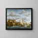 Château sur une rivière en Hollande - Jacobus Storck — framed artwork on a wall