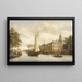 Château de Nijenrode sur la Vecht près de Breukelen - Jacobus Storck — framed artwork on a wall