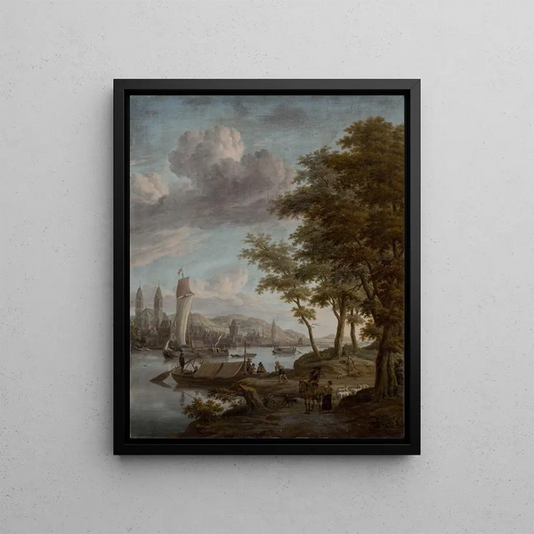 Cityscape Painting - Jacobus Storck — framed artwork on a wall
