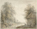 a Country Barn near a Canal at the Edge of a Forest - Jacobus Versteegen — artwork view