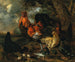 A rooster and poultry in a landscape - Jacobus Victors — artwork view