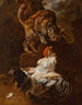Combat d'un coq et d'un chat - Jacobus Victors — artwork view