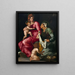 The Virgin and Child with Saint Elizabeth and Saint John the Baptist - Jacopino del Conte — framed artwork on a wall