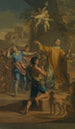 Scene en plein air avec un saint en extase entouré de dévots - Jacopo Alessandro Calvi — artwork view