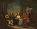 Christ and Mary Magdalene at the foot washing - Jacopo Amigoni — artwork view