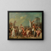 Clorinde saving Olindo and Sophronia - Jacopo Amigoni — framed artwork on a wall