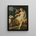 David and Bathsheba - Jacopo Amigoni — framed artwork on a wall