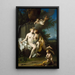 Flore et Zéphyr - Jacopo Amigoni — framed artwork on a wall