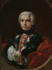 Portrait painting of Farinelli Carlo Broschi aka 1705-1782 soprano - Jacopo Amigoni — artwork view