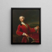 Portrait of a Young Man - Jacopo Amigoni — framed artwork on a wall