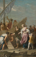 L'embarquement d'Hélène de Troie - Jacopo Amigoni — artwork view