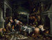 The Christ in the house of Martha and Mary - Jacopo Bassano — artwork view